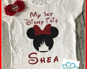 My first Disney trip shirt, my first trip to Disney, Disney outfit