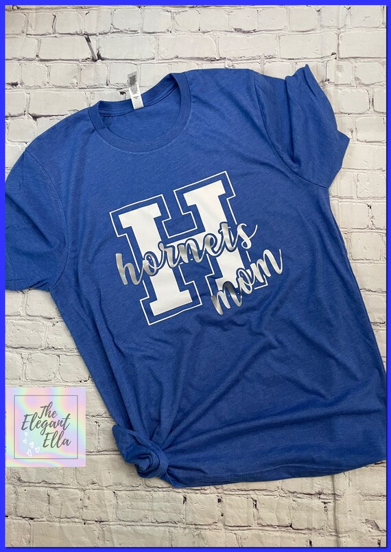 HOLMDEL HORNETS Blue Cap Sleeve Shirt HOLMDEL HORNETS Blue Cap Sleeve Shirt