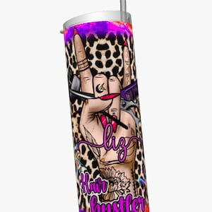 Personalized hair dresser tumbler, gift for hairstylist, Hairstylist 20oz tumbler