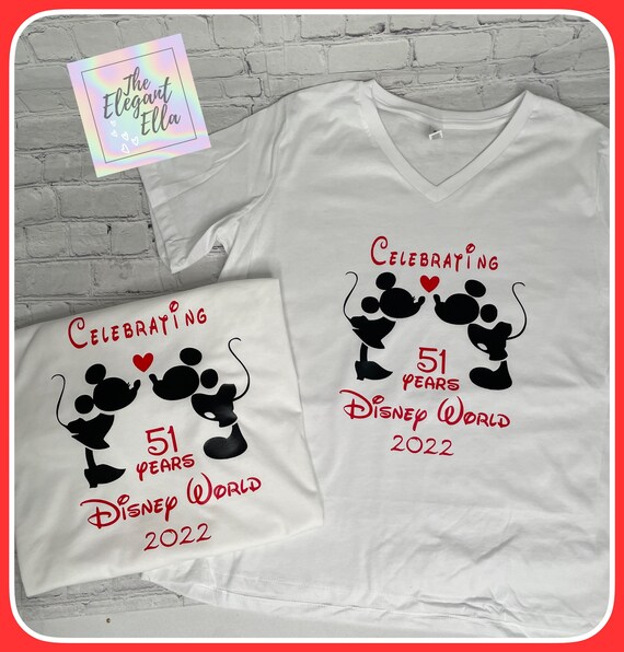 Customizable Disney Anniversary T-Shirt - Personalized with Years & Date, Perfect Disney Lovers Gift