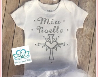 Baby girl baptism Christening outfit, after christening outfit, baby girl christening set, baptism dress
