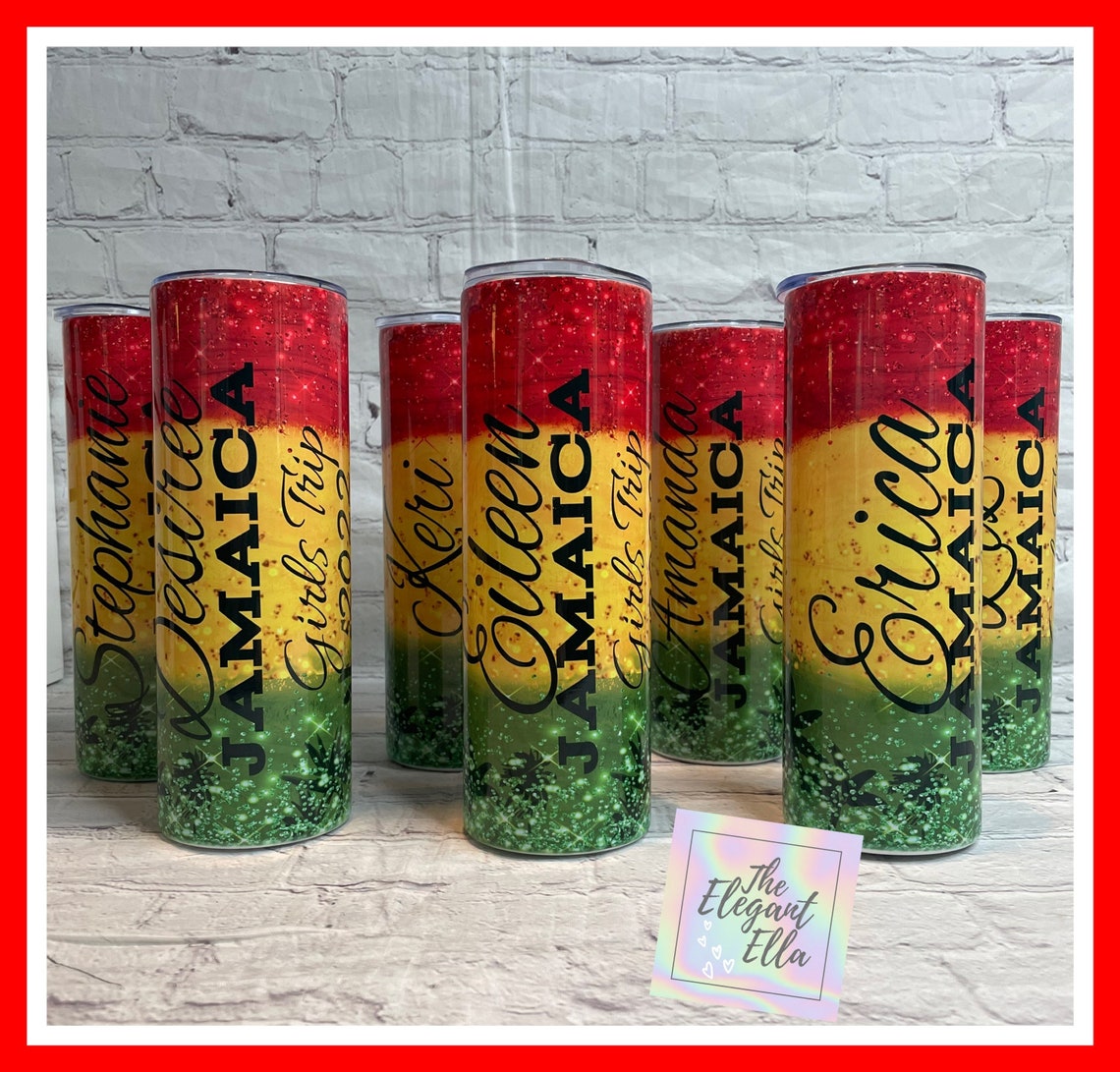 Jamaica Vacation Tumblers Personalized Vacation Cup Jamaica Etsy