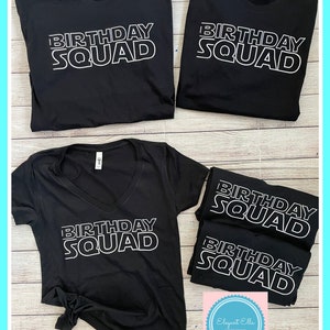 Star Wars Birthday t shirts, star wars birthday squad, Star Wars gift, birthday squad Disney shirts