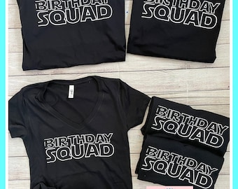 Star Wars Birthday t shirts, star wars birthday squad, Star Wars gift, birthday squad Disney shirts