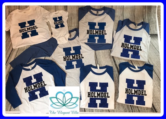 HOLMDEL HORNETS Blue Lightweight Sleeveless Hoodie HOLMDEL HORNETS Blue Lightweight Sleeveless Hoodie
