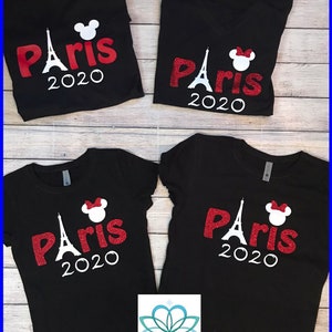 Disney Paris shirt, Paris Disney Family shirts 2024, Paris Mickey and Minnie mouse shirts, paris family vacation shirts image 5