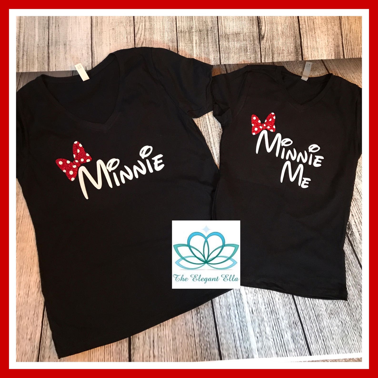 Minnie Mouse Mommy and Me Minnie Me Shirts Mommy and Me | Etsy