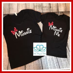 Minnie mouse mommy and me, Minnie me shirts, mommy and me shirts, Disney shirts, Minnie Mouse, mither daughter shirts