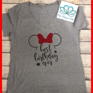 Disney birthday shirt, best birthday ever, Disney birthday squad shirts image 2