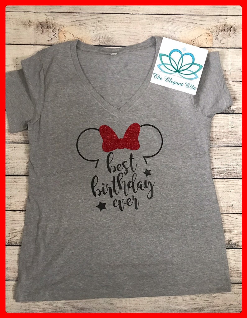 Disney birthday shirt, best birthday ever, Disney birthday squad shirts image 2