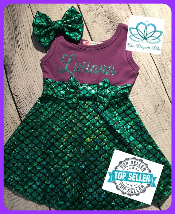 ariel birthday dress for girl