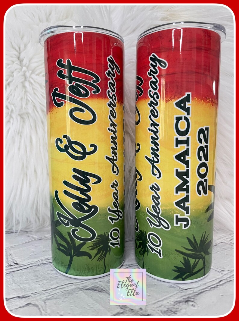 Jamaica Vacation Tumblers Personalized Vacation Cup Jamaica Etsy