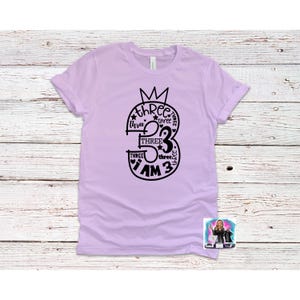 Custom KIDS Birthday shirt, Girls Birthday Shirt – Custom Age Typography Tee (Number & Words Graphic) | Kids Party Birthday T-Shirt