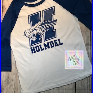 Holmdel 3/4 raglan sleeve Spirit wear