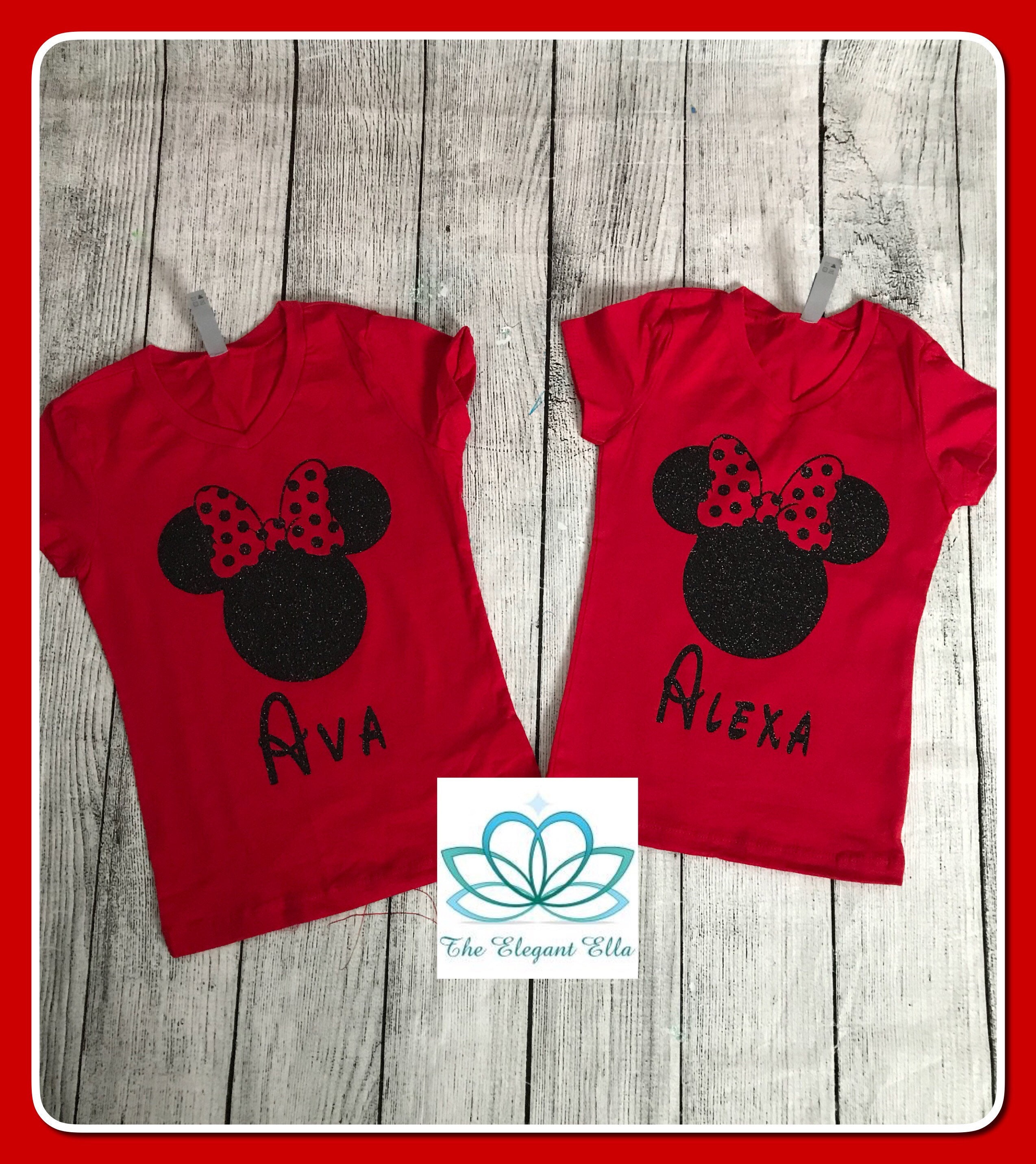 red minnie shirt
