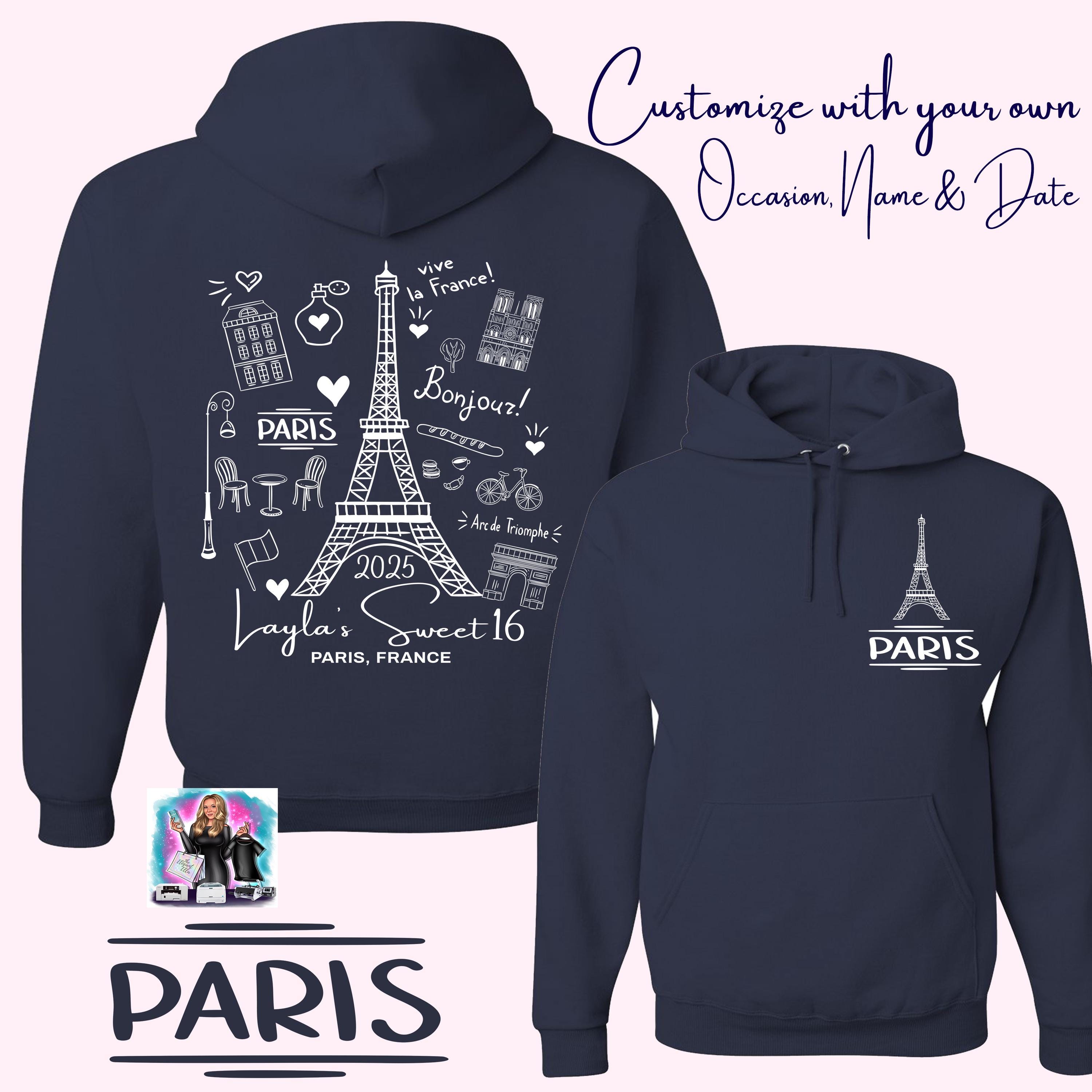 Paris Sweatshirt 3x - Etsy