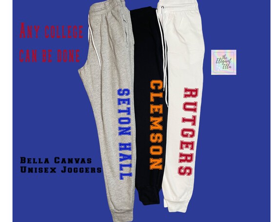 College Sweatpants, College Jogging Pants, Custom College Sweatpants, Tailgate Apparel, College Acceptance Gifts