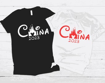 Disney CHINA shirt, CHINA Disney Family shirts, China Mickey and Minnie mouse shirts, China family vacation shirts