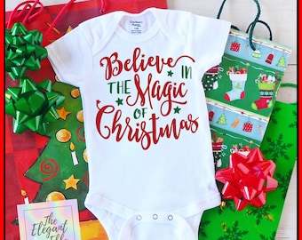 Christmas sleeper body suit or sleeper gown, christmas pajamas, baby girl Christmas sleeper, Holiday outfit,  best gift ever christmas