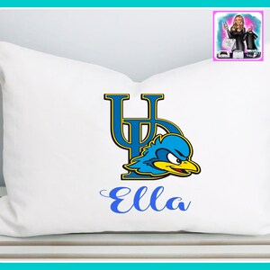 College pillow case, bed party pillow case, custom college logo pillow image 4