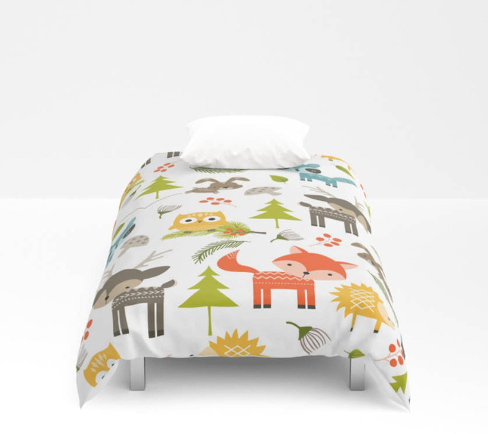 Animals Duvet Cover, Animal Duvet, Animals Bedding, Animals Bedroom