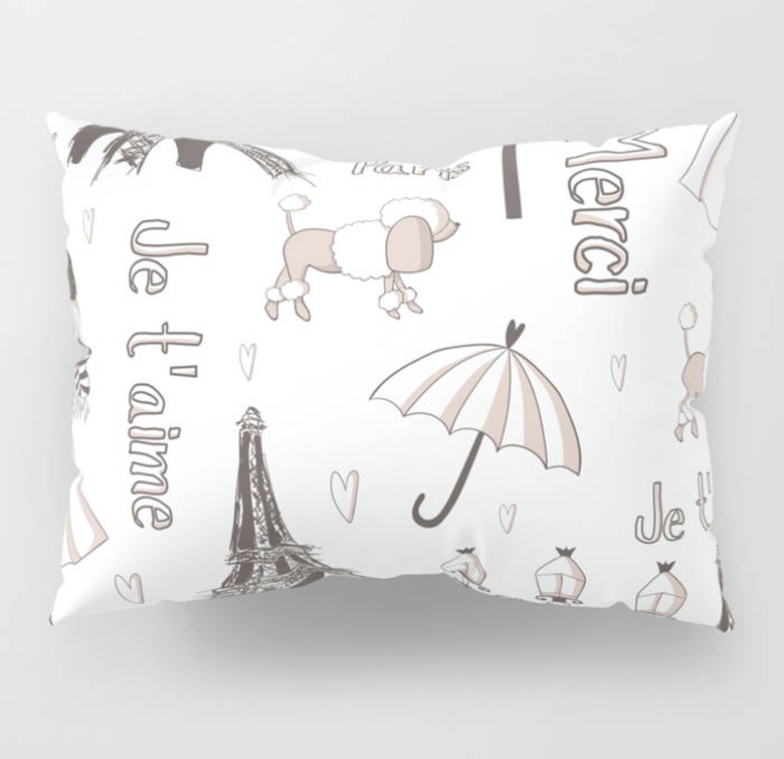 Paris Pillow, Parisian Pillow, Paris Throw Pillow, France Pillow, Girls