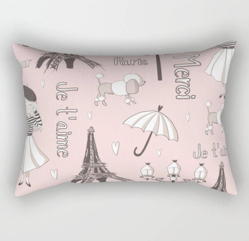 Paris Pillow, Parisian Pillow, Paris Throw Pillow, France Pillow, Girls