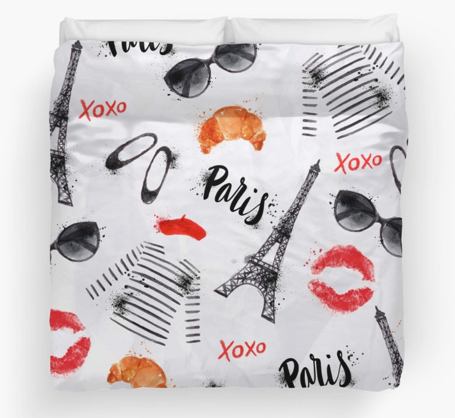 Paris Duvet Cover Paris Comforter French Duvet France Etsy