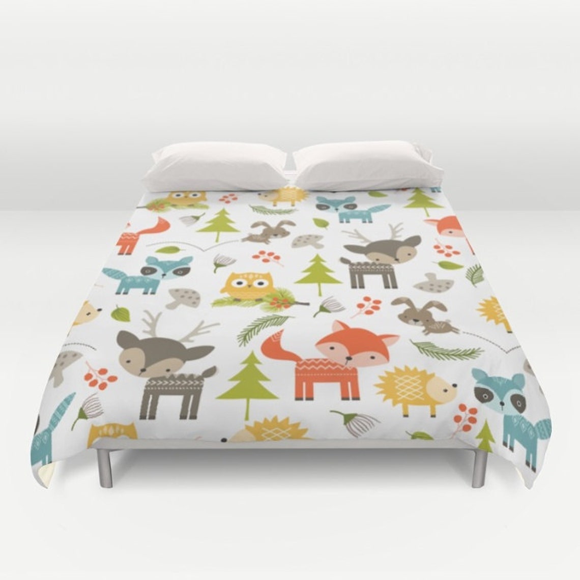 Animals Duvet Cover Animal Duvet Animals Bedding Animals Etsy