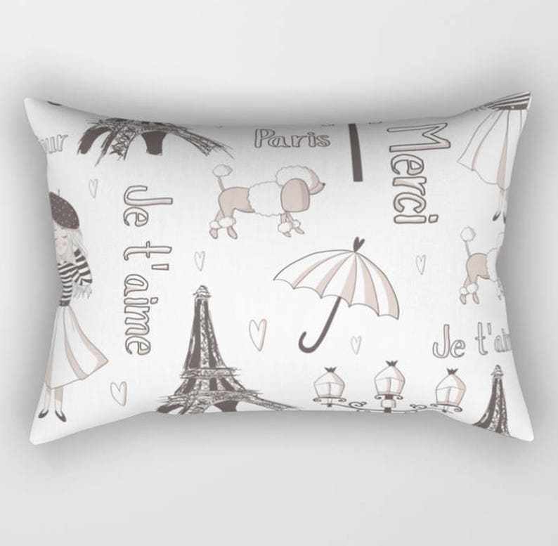 Paris Pillow Parisian Pillow Paris Throw Pillow France Etsy