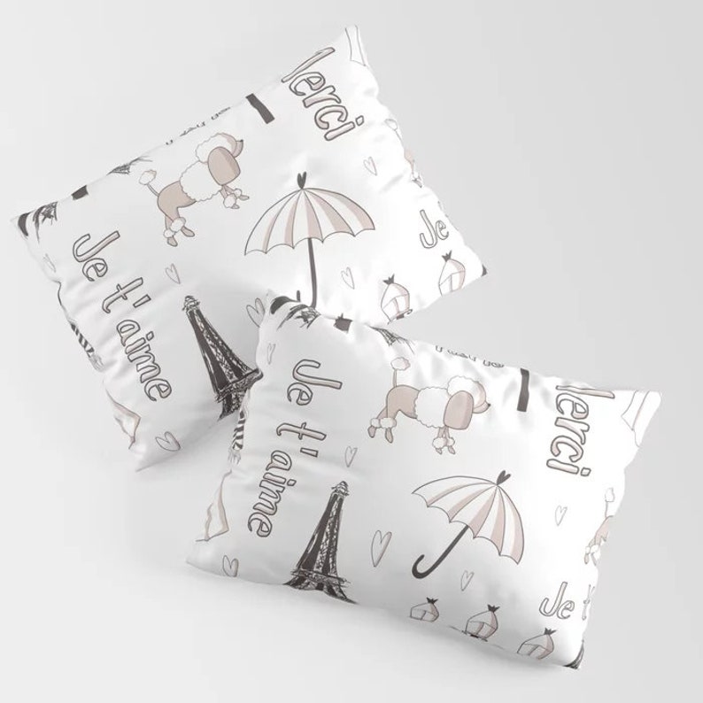 Paris Duvet, Paris Comforter, Paris Bedding, Eiffel Tower Duvet, France