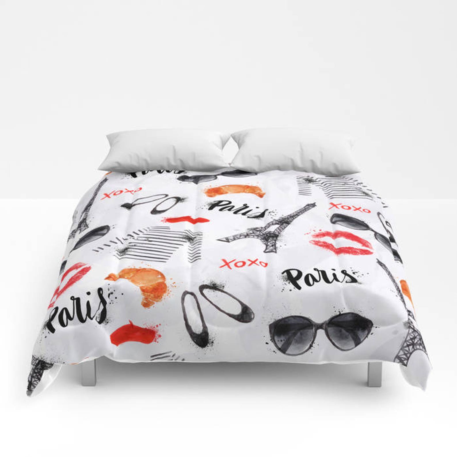 Paris Duvet Cover Paris Comforter French Duvet France Etsy