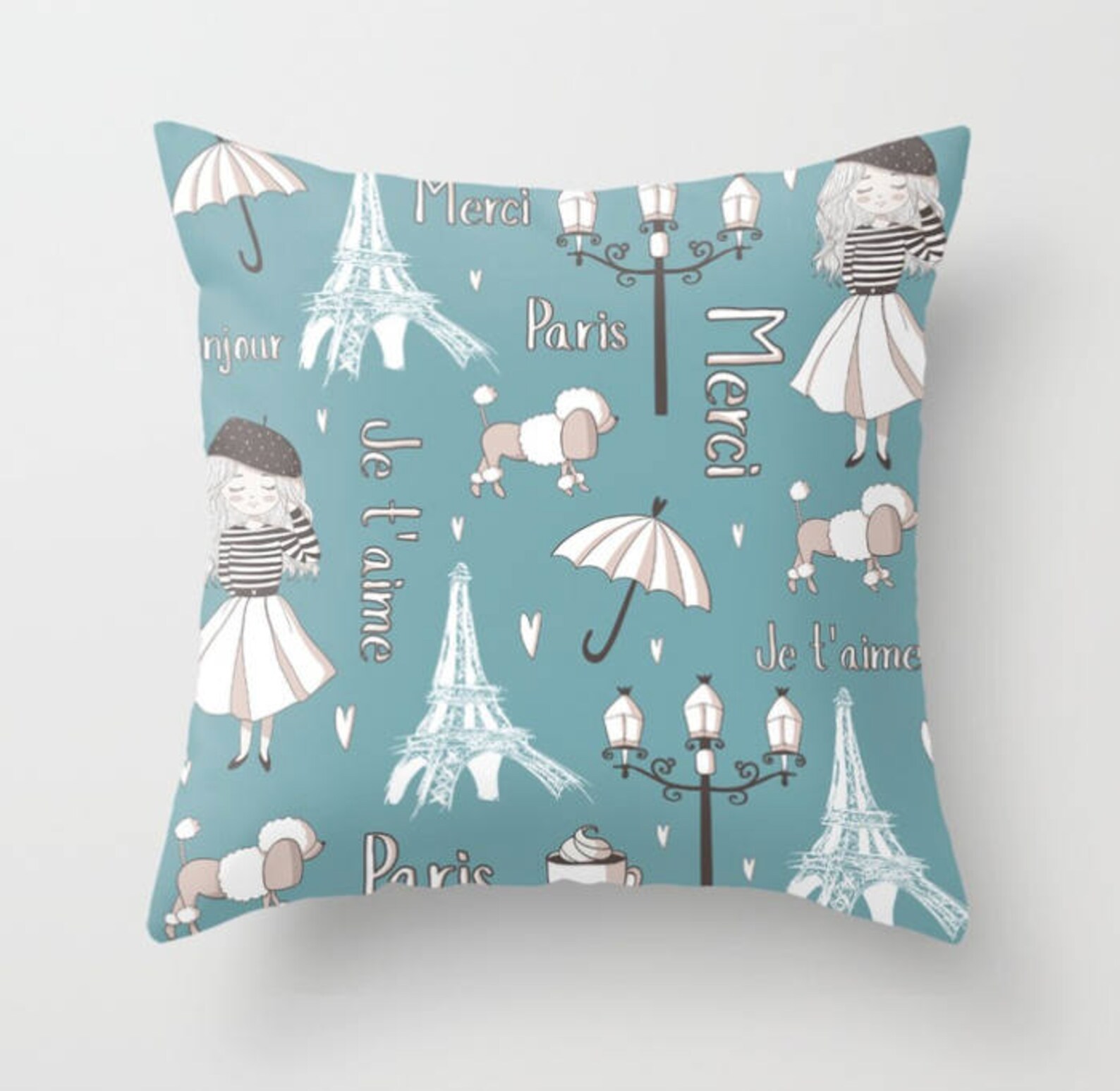 Paris Pillow Parisian Pillow Paris Throw Pillow France Etsy