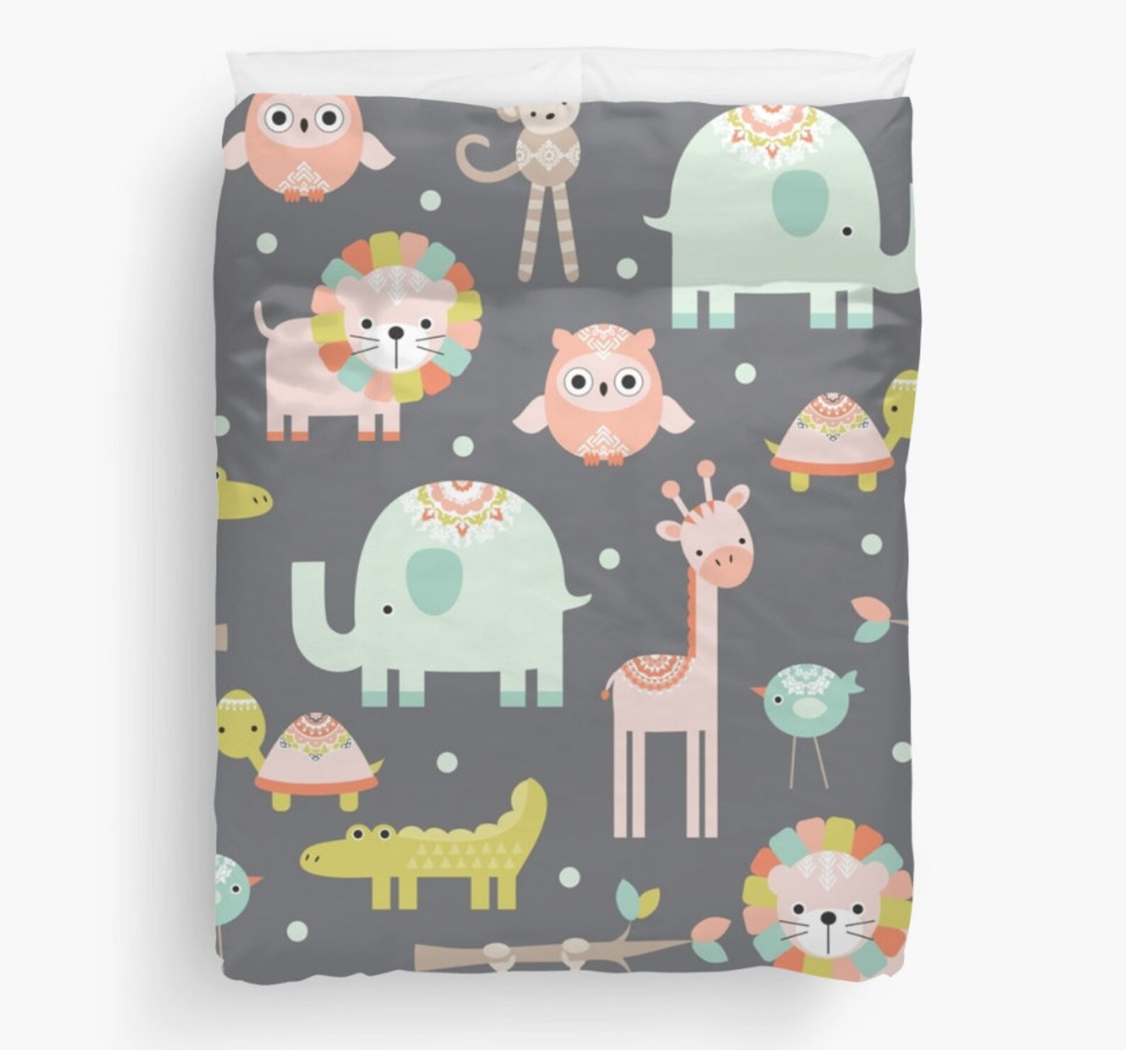 Animals Duvet Cover, Animals Comforter, Animals Duvet, Safari Duvet
