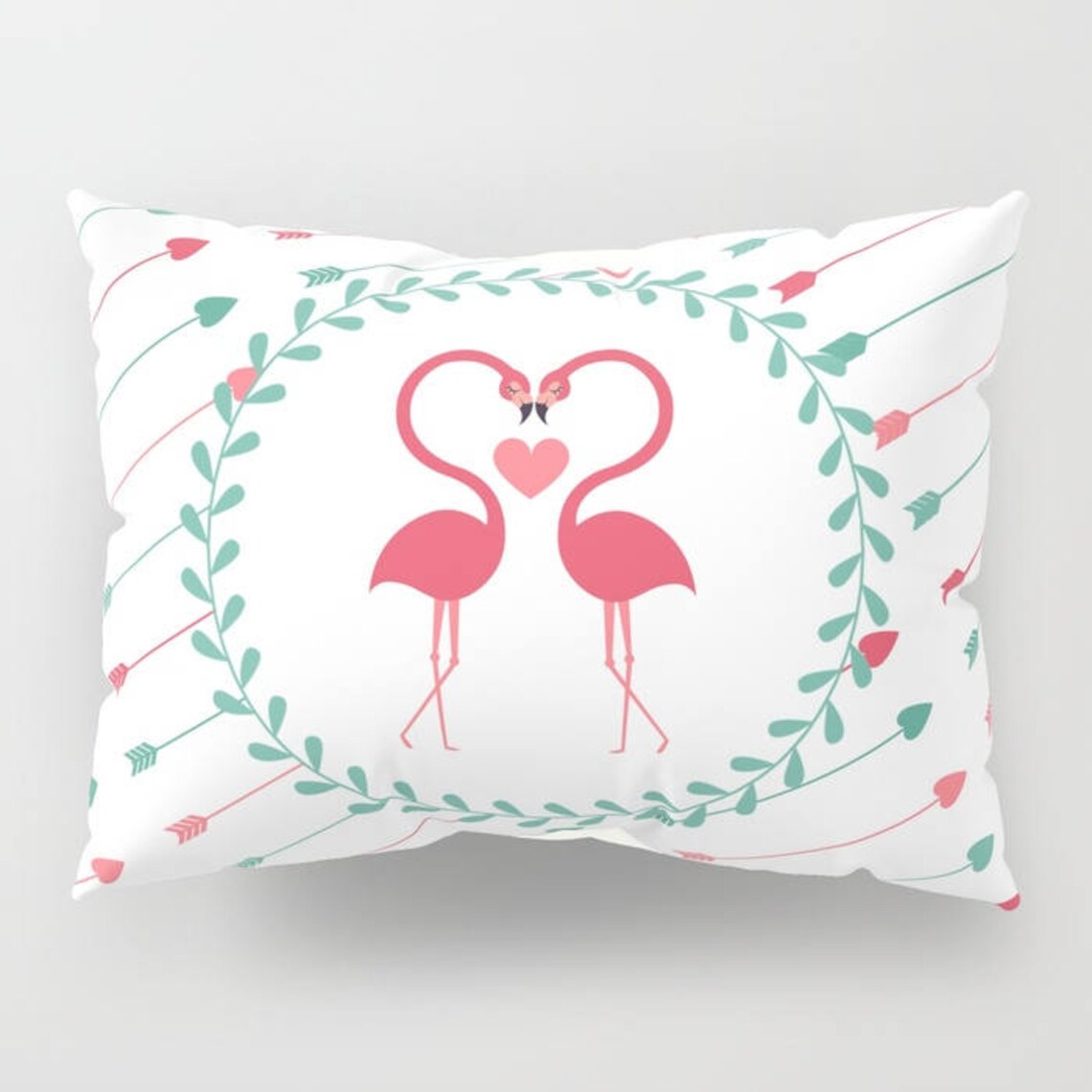 Flamingos Pillow Love Pillow Birds Pillow Flamingo Pillow Etsy
