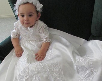 Wedding dress conversion to a christening/baptism or blessing dress