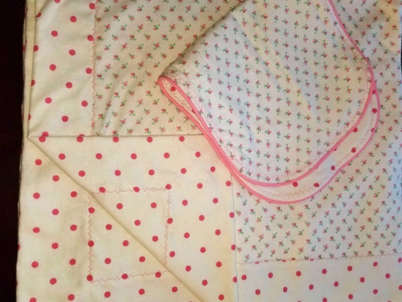 self binding receiving blanket