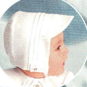 Baby boy christening/baptism/blessing hat