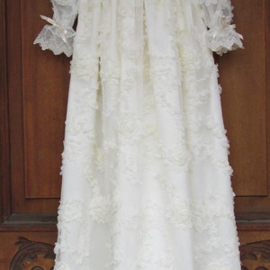 Beautiful off-white Christenting/Baptism/Blessing outfit with long sleeves