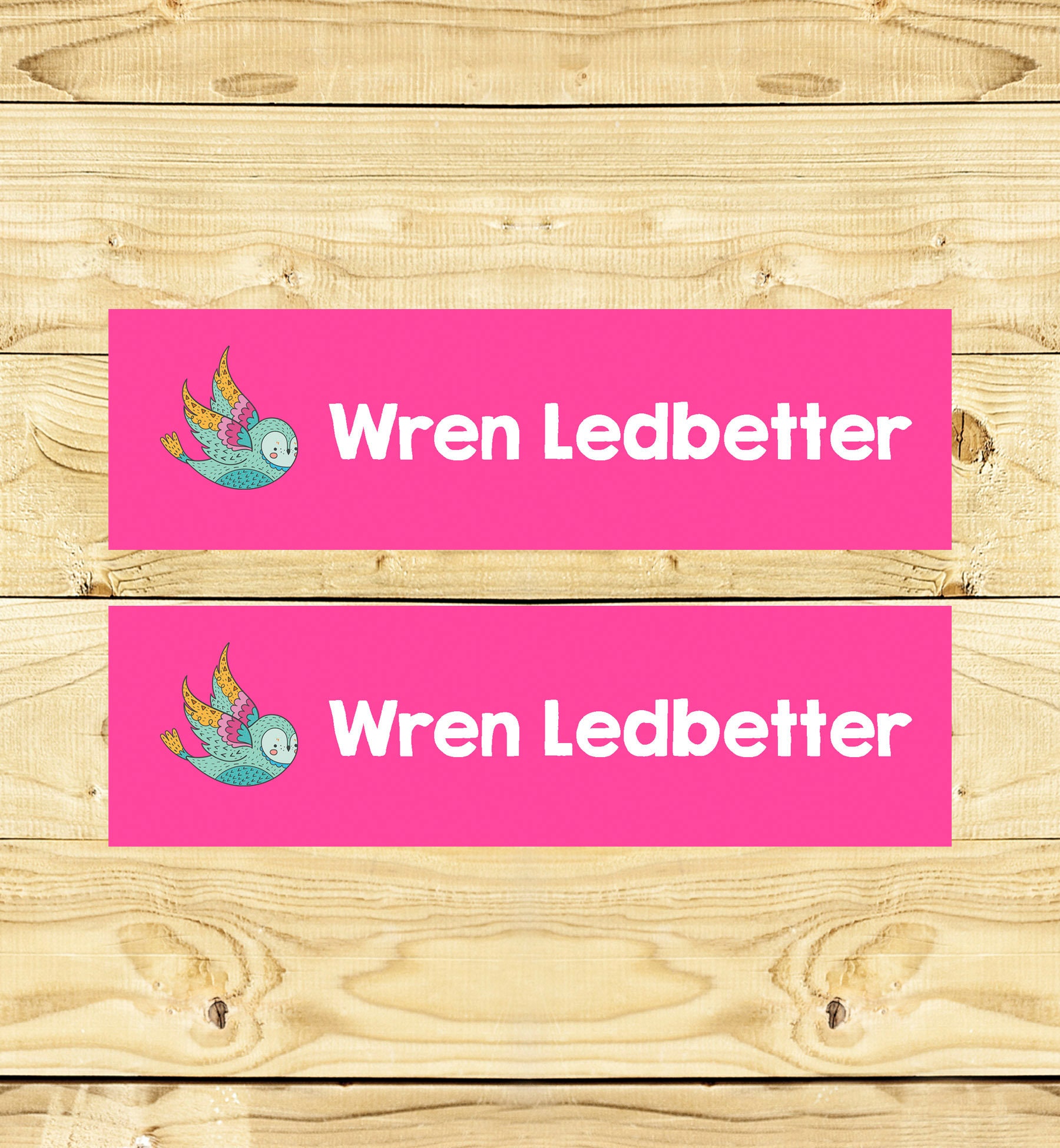 Uncut Custom Iron on Clothing Labels Personalized Iron on Tags Daycare