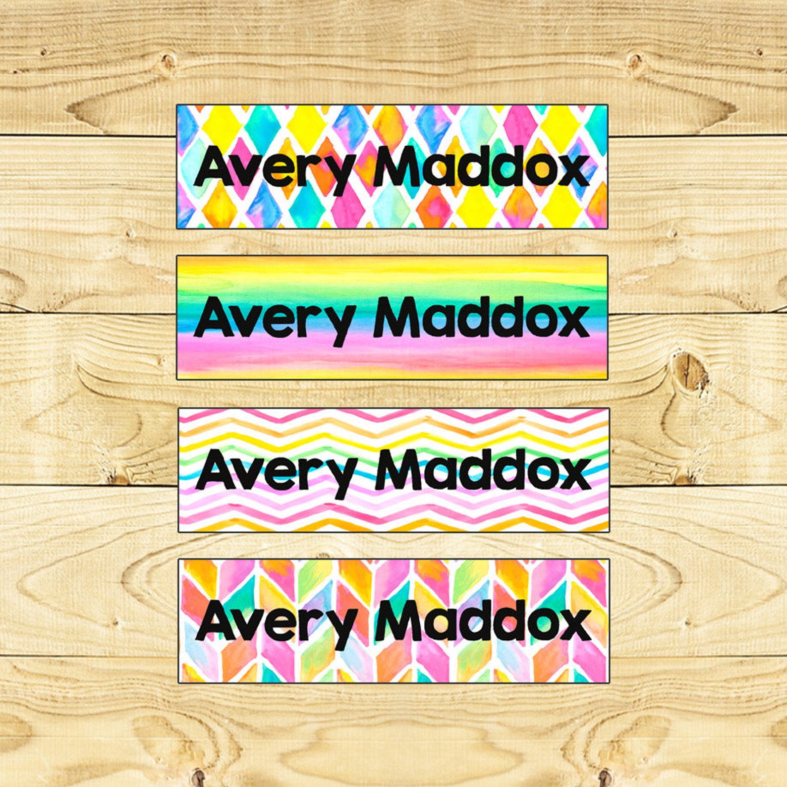 Iron on Clothing Labels Personalized Iron on Clothes Tags Etsy