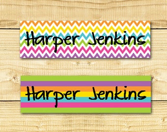 Iron on Name Labels - Customized Clothing Labels for Daycare  School Camps Nursing Home -  007