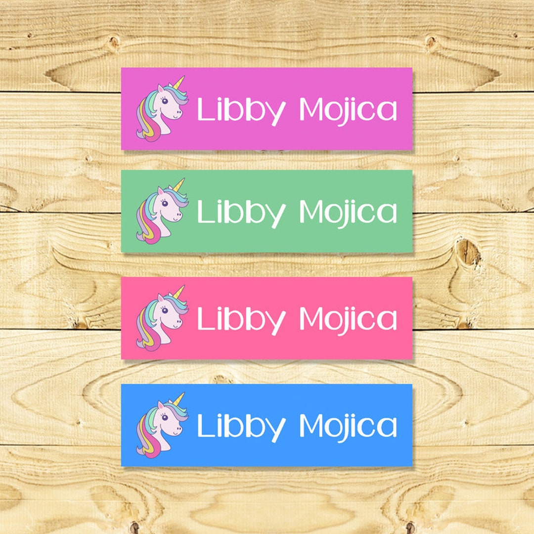 Iron on Name Labels Customized Clothing Labels for Daycare School Camps