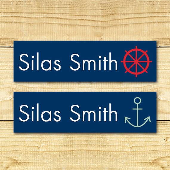 Iron on Name Labels Customized Clothing Labels for Daycare School Camps Nursing  Home Nautic 