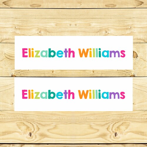 Iron on Clothing Labels Personalized Iron on Tags Daycare Name Etsy