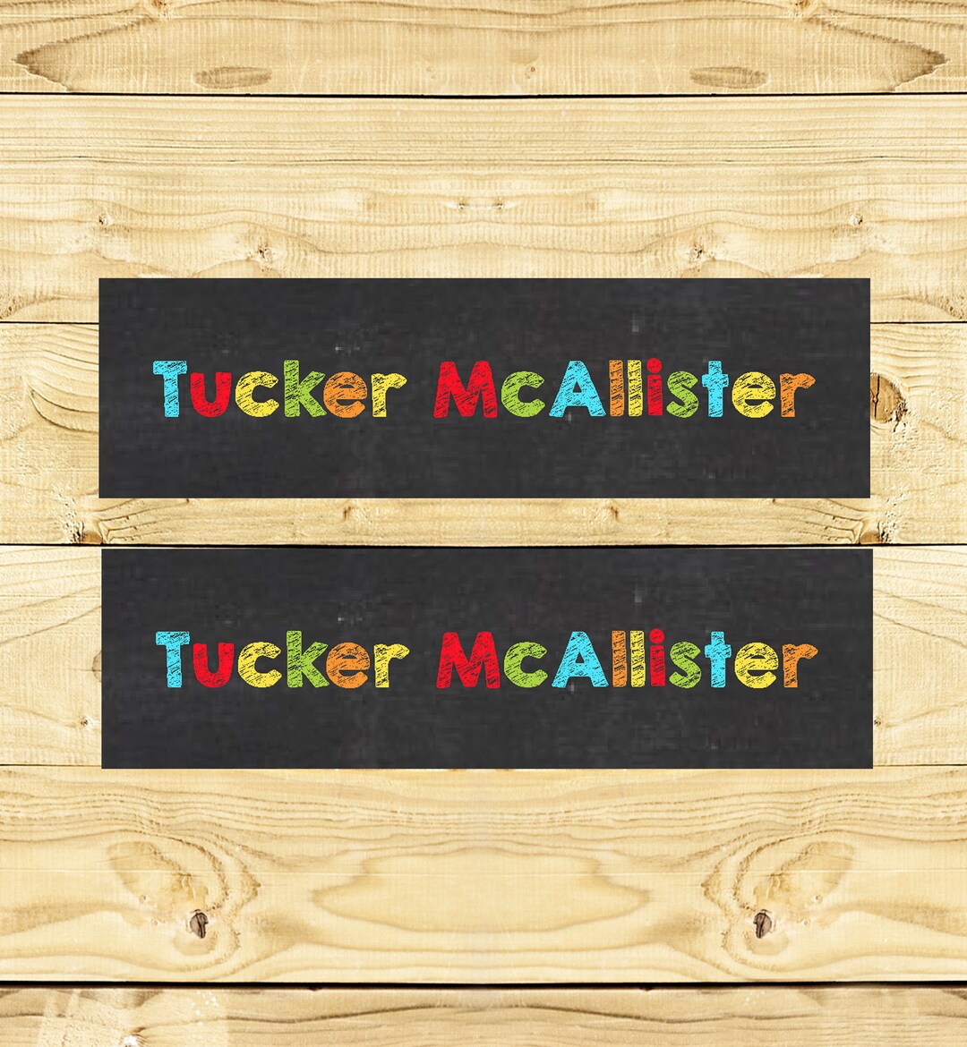 Iron on Name Labels Customized Clothing Labels for Daycare Etsy