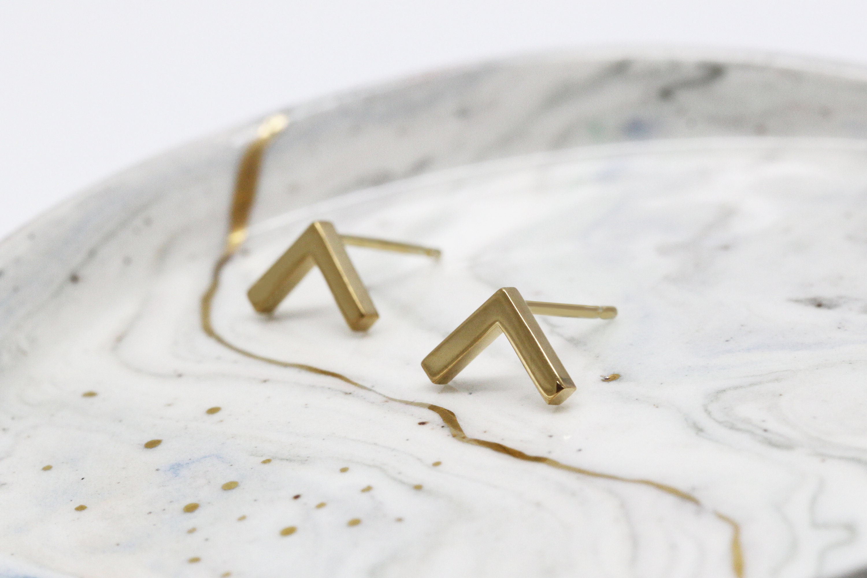 large gold studs