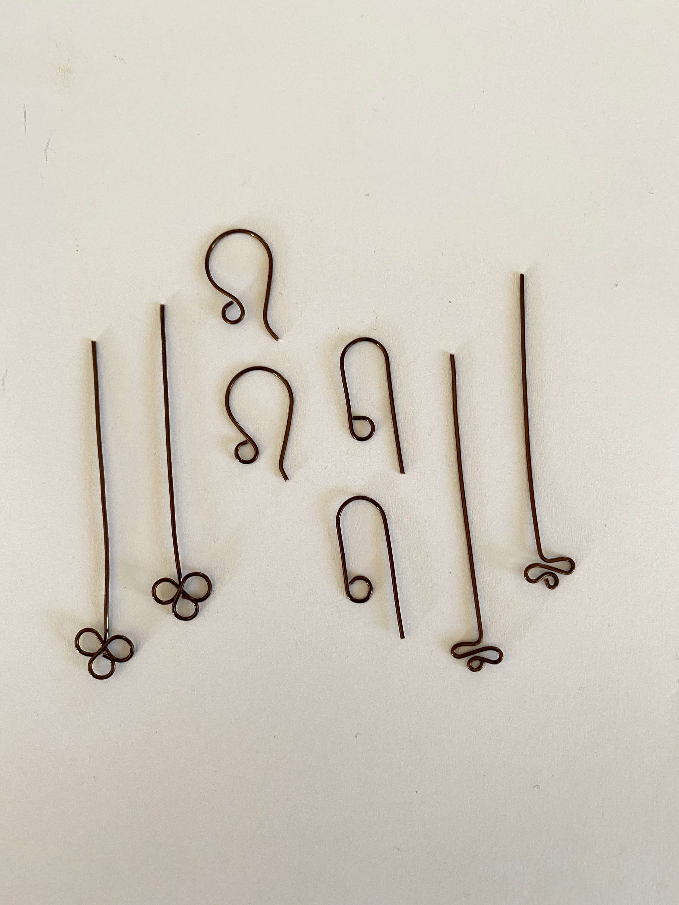 Handmade Head Pins Jewelry Supplies Findings Earring DIY Kit Copper Earwires Etsy