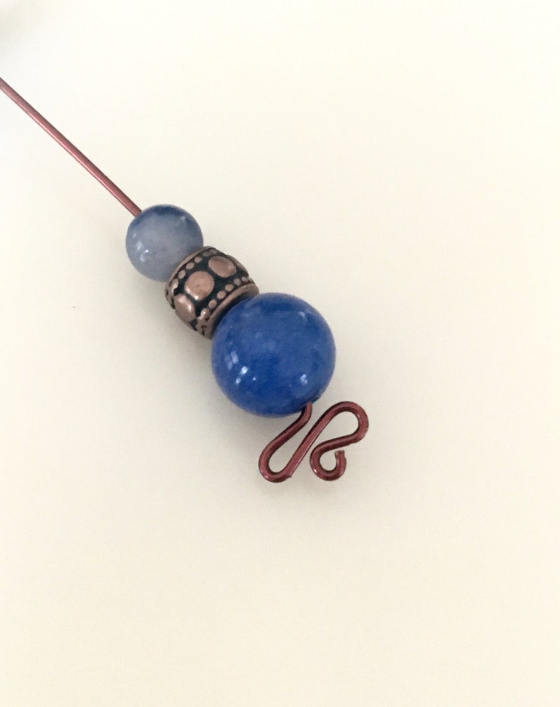 Handmade Fancy Head Pins Jewelry Supplies Findings Earring DIY Kit Copper Earwires image 3