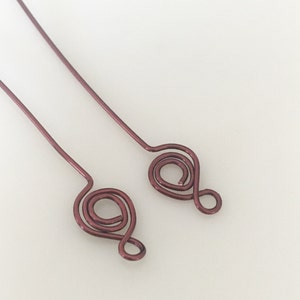Handmade Fancy Head Pins Jewelry Supplies Findings Earring DIY Kit Copper Earwires image 4